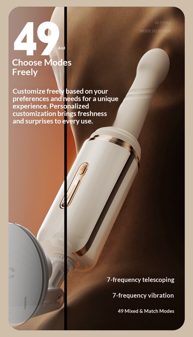 Eros Lab Mini Cannon Automatic Telescopic Thrusting Machine Multi-Functional Vibrator AV Stick Female Sex Masturbation Toy_voghion.com