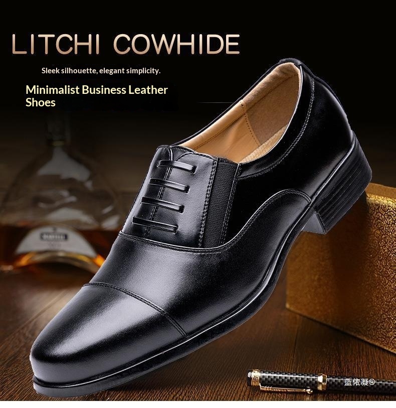 Sandali da uomo in pelle leggeri, a tre snodi, da lavoro, formali, da lavoro, da ufficio, da uomo, scarpe a punta traspiranti, di grandi dimensioni_voghion.com