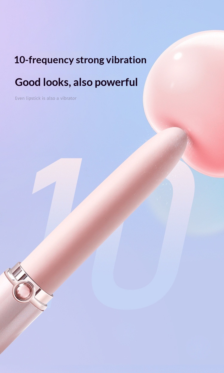 Eros Lab Ji Yu Alice Lipstick Mini Vibrator Strong Vibration Silent Masturbator Vibrating Egg Adult Female Massage Sex Toy_voghion.com