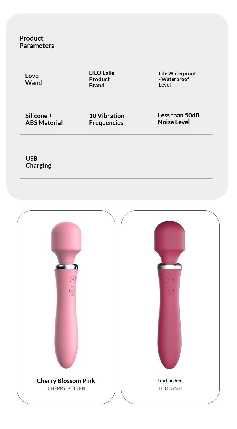 Eros Lab Laile Full Series Vibrator Egg für Frauen, wiederaufladbarer, wasserdichter Vibrator mit variabler Geschwindigkeit und zwei Köpfen, Sexspielzeug_voghion.com