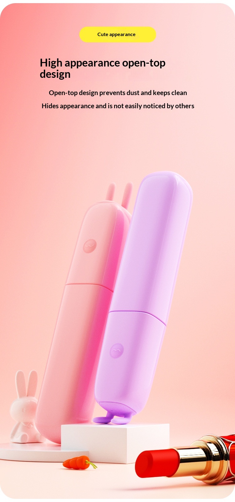 Eros Lab ROSELEX Vibratore morbido a coniglio, riscaldamento elettrico a dieci frequenze, masturbazione femminile, orgasmo del punto G, compatto e portatile_voghion.com