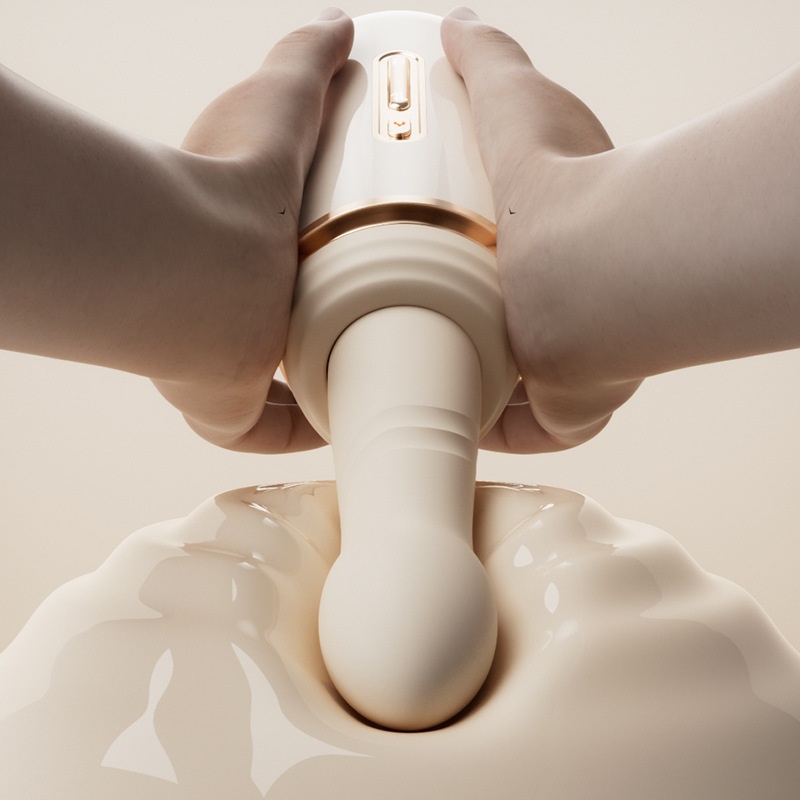 Eros Lab Mini Cannon Automatic Telescopic Thrusting Machine Multi-Functional Vibrator AV Stick Female Sex Masturbation Toy_voghion.com