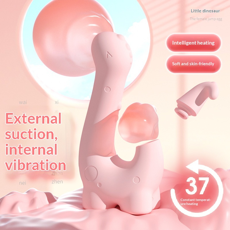 Eros Lab Female Small Dinosaur Vibrating Massager Double-Head Sucking Vibrator Toy Wholesale Adult Sex Toys Dormitory_voghion.com