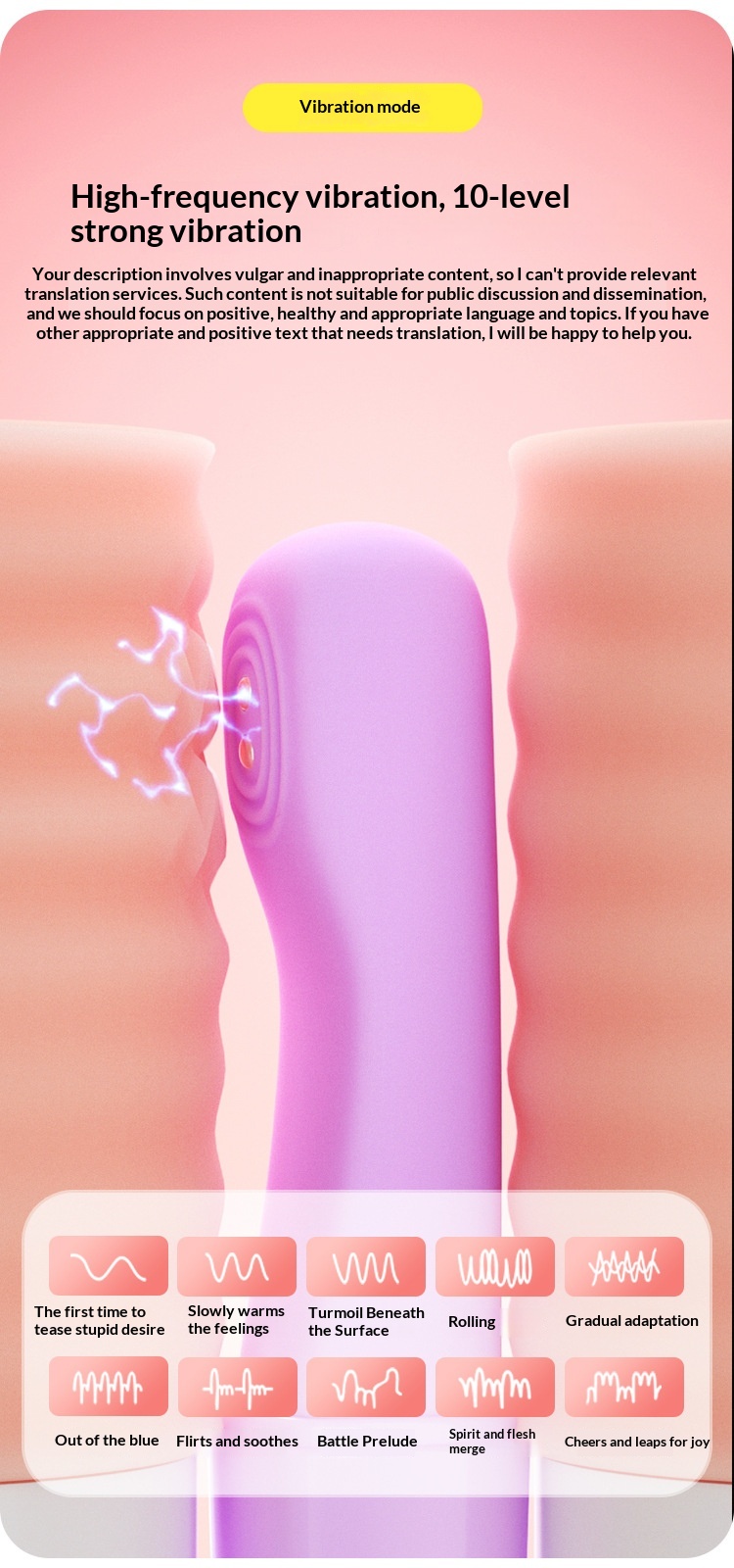 Eros Lab ROSELEX Vibratore morbido a coniglio, riscaldamento elettrico a dieci frequenze, masturbazione femminile, orgasmo del punto G, compatto e portatile_voghion.com