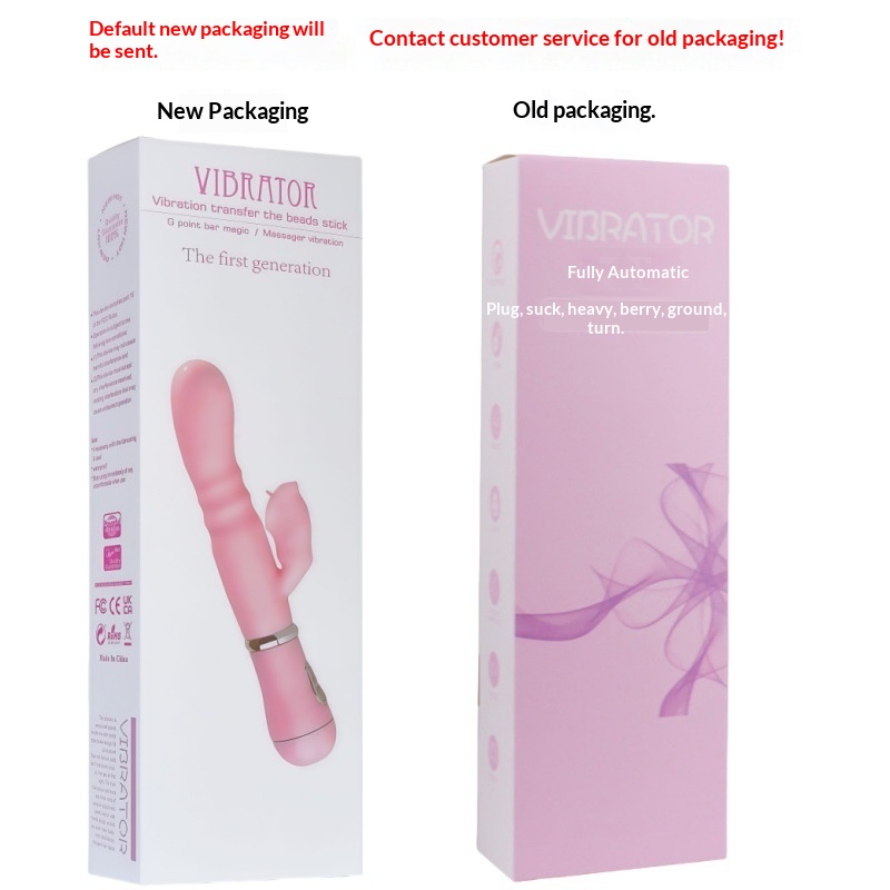 Eros Lab Female Use Passionate Frequency Rabbit Vibrator Tongue Licking Dual Shock AV Stick Rechargeable Massager_voghion.com