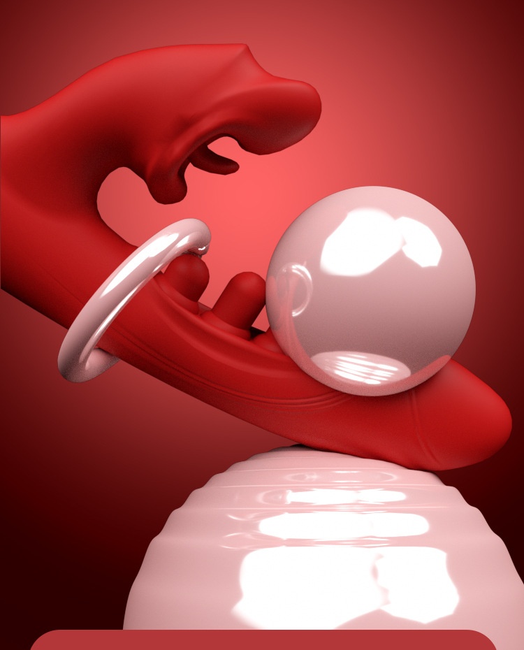 Eros Lab Musical Note Stick Tongue Licking Mouth Biting Vibrator Female Masturbator Strong Vibration Orgasm Handheld Sex Toy_voghion.com