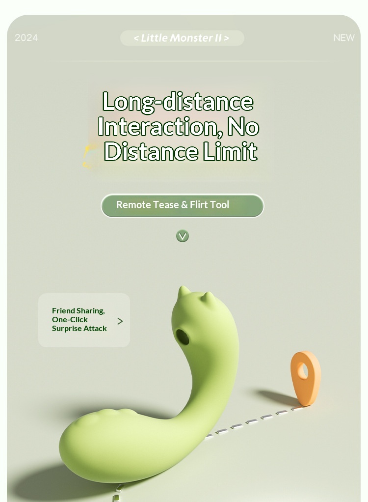 Eros Lab Little Monster Sucking Vibrating Egg G-Spot Orgasm Remote Control Vibratore indossabile Giocattolo sessuale femminile per adulti Masturbazione_voghion.com