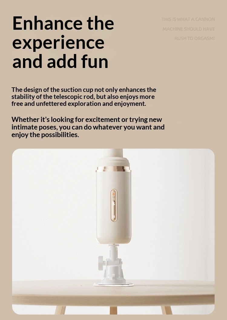 Eros Lab Mini Cannon Automatic Telescopic Thrusting Machine Multi-Functional Vibrator AV Stick Female Sex Masturbation Toy_voghion.com
