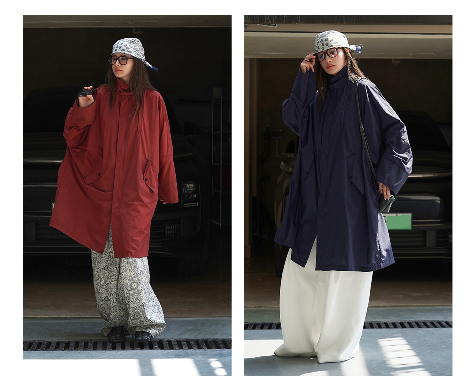 Women's Clothing Women's Louvre Early Autumn New Korean Style Workwear Functional Windbreaker Oversized Lightweight Mid-Length Coat For_voghion.com