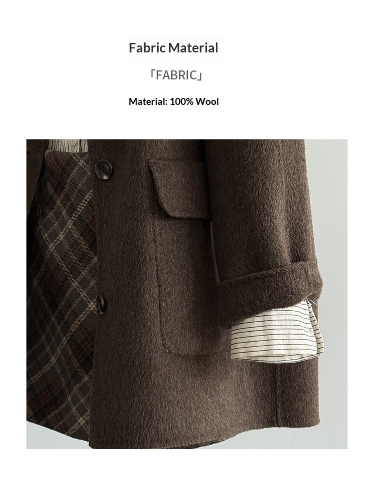 2025 Autumn Winter New Double-Sided Cashmere Loose Duffle Hooded Mid-Length Petite Woolen Coat_voghion.com