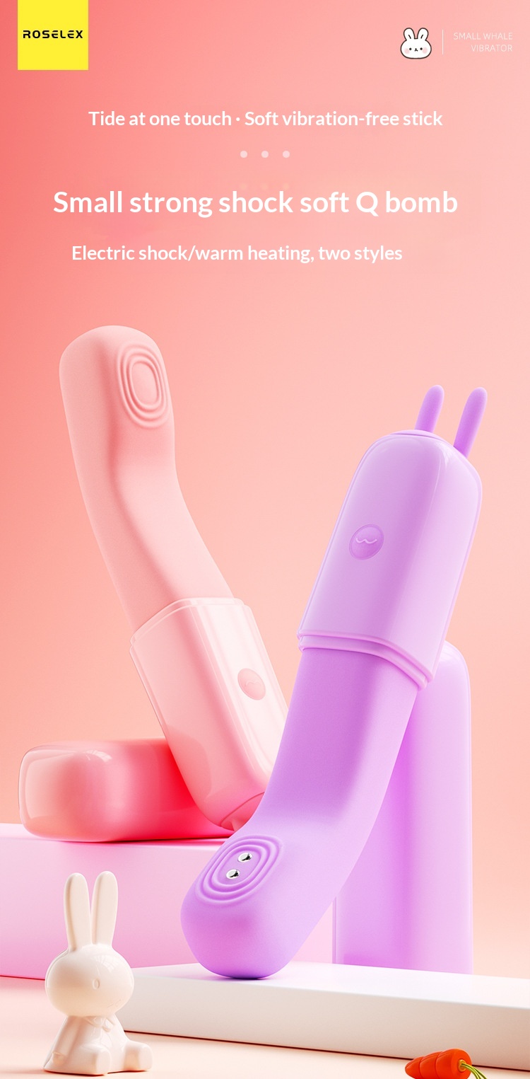 Eros Lab ROSELEX Vibratore morbido a coniglio, riscaldamento elettrico a dieci frequenze, masturbazione femminile, orgasmo del punto G, compatto e portatile_voghion.com