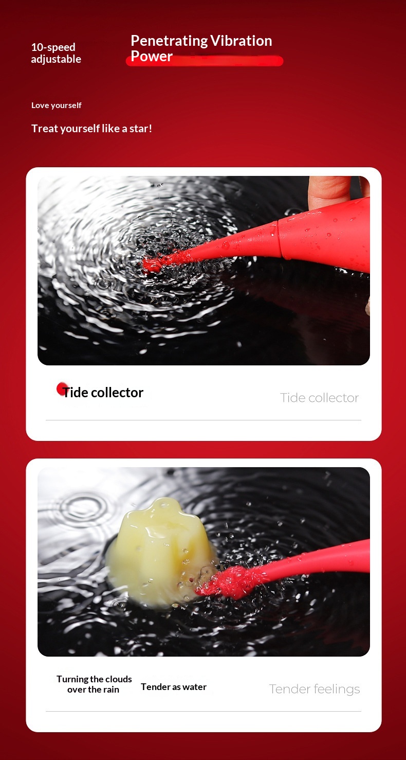 Eros Lab Qingmi Star Flame Goddess Point Vibrating Pen Tongue Licking Vibrator Female Massage Stick Masturbator Toys Adult Sex_voghion.com