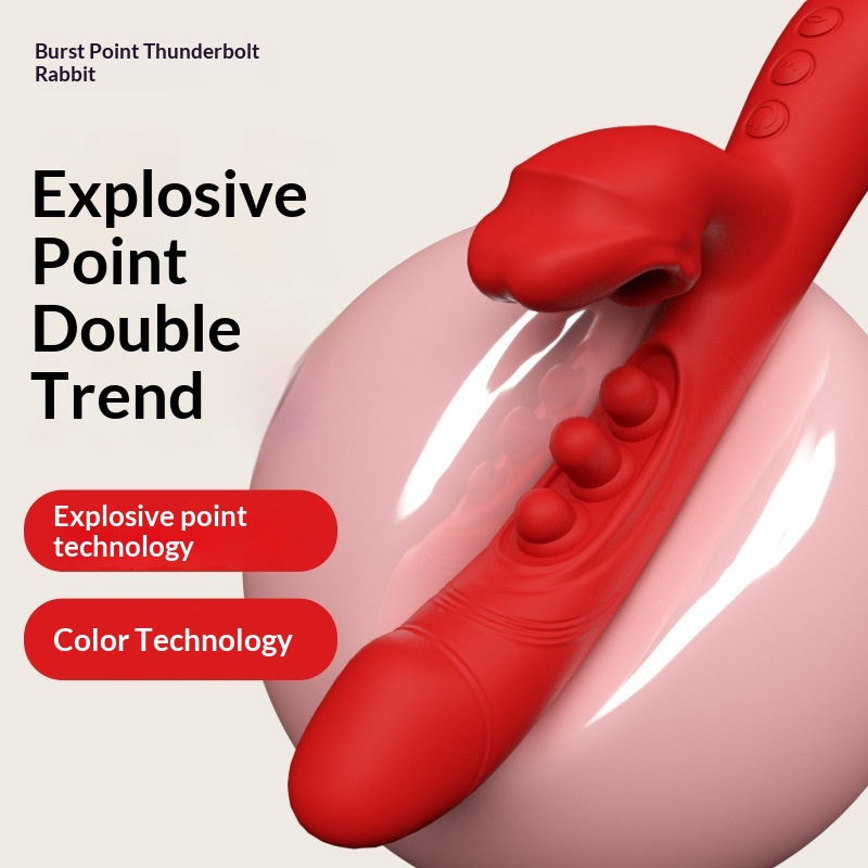 Eros Lab Musical Note Stick Tongue Licking Mouth Biting Vibrator Female Masturbator Strong Vibration Orgasm Handheld Sex Toy_voghion.com