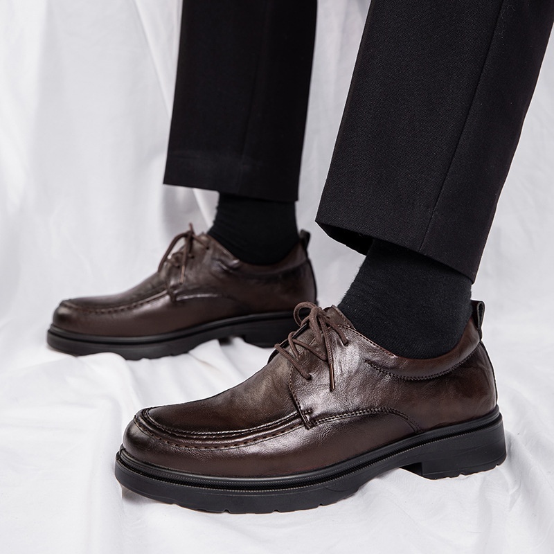 Voyage Herrenschuhe aus echtem Leder mit Absatzverstärkung, britischer Business-Derby-Stil, lässig, für Bräutigam und Hochzeit, weiche Sohle, extra große Größe 45_voghion.com