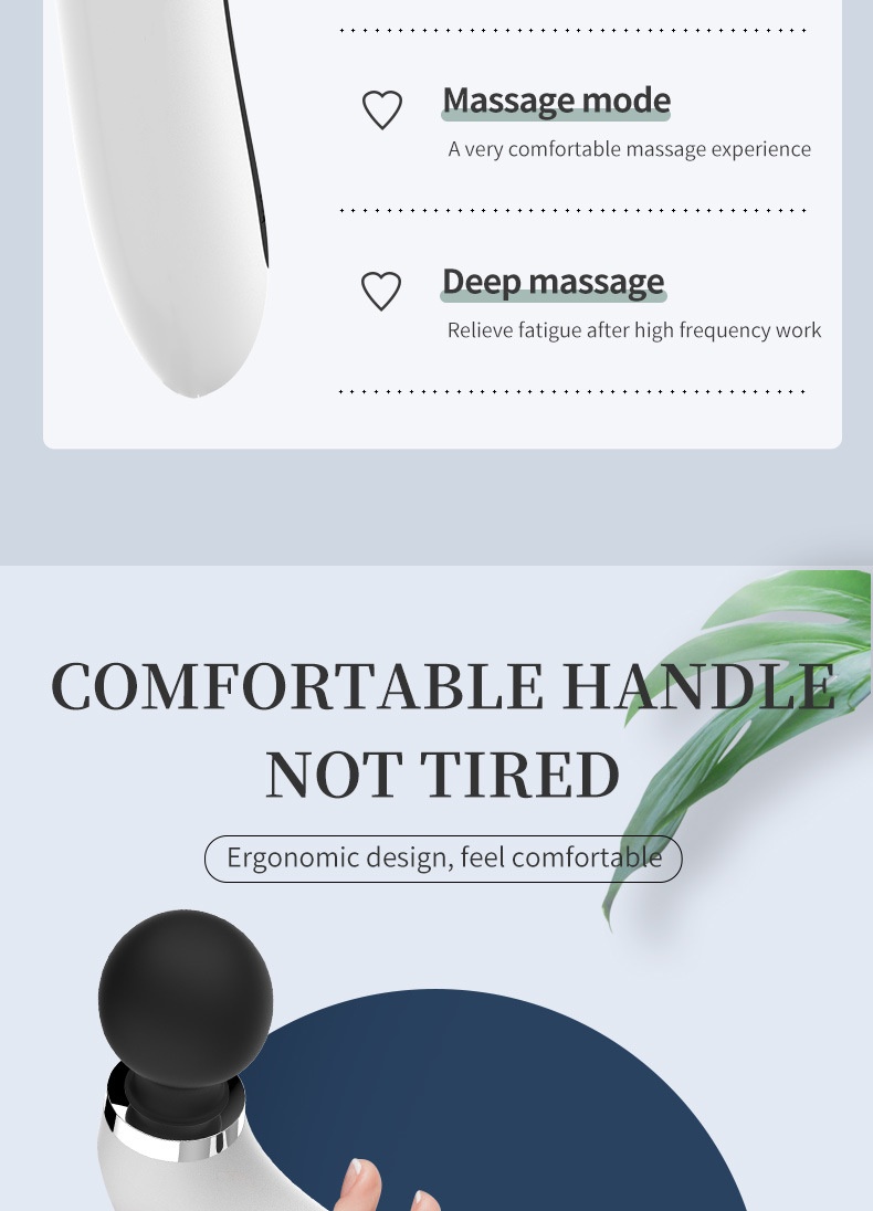 Eros Lab Strong Vibrating Massager Muscle Relaxation Multi-Functional Detachable Motor Massage Stick Silent Design_voghion.com