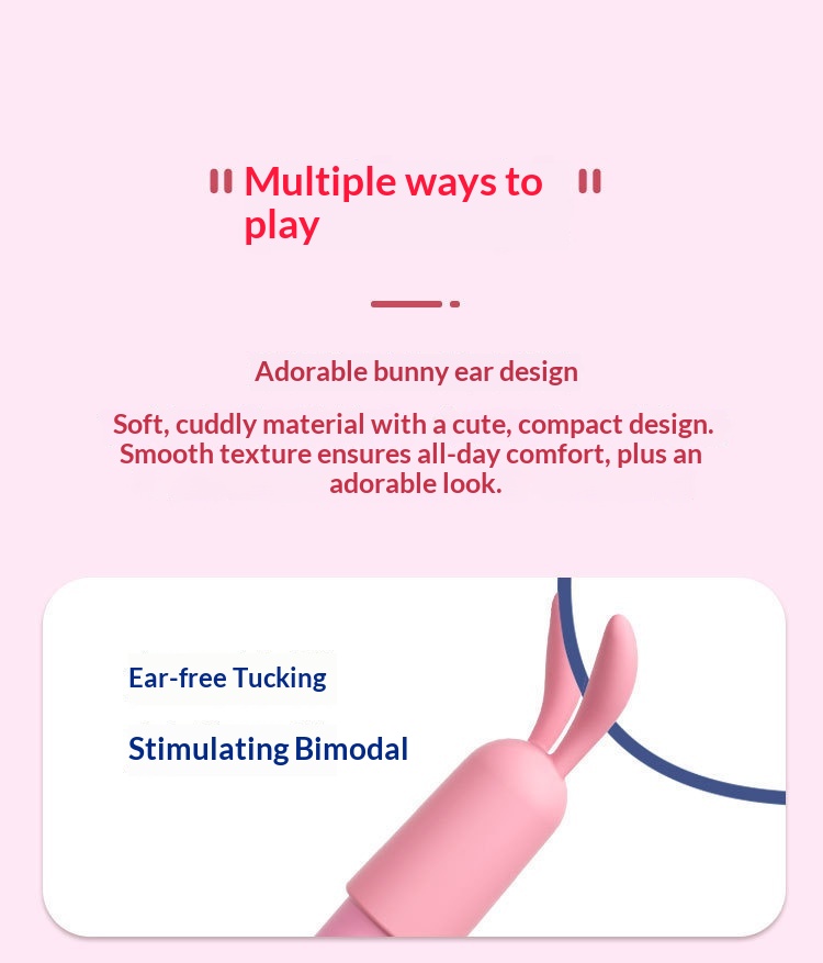 Eros Lab ROSELEX Mini Vibrator With Head Cover Toy Device Adult Sex Product_voghion.com