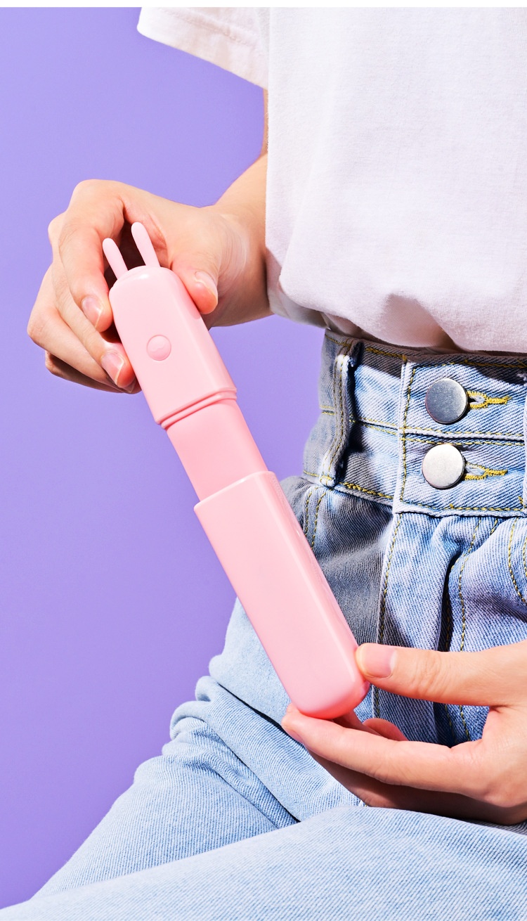 Eros Lab ROSELEX Vibratore morbido a coniglio, riscaldamento elettrico a dieci frequenze, masturbazione femminile, orgasmo del punto G, compatto e portatile_voghion.com