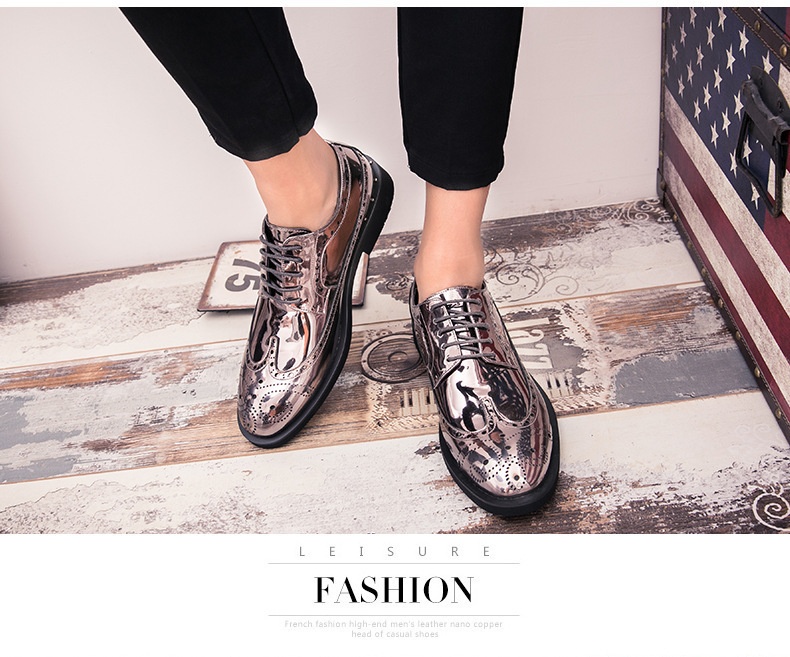 WalkPrime 2025 – Trendige spitze Brogues für Herren, grenzenlose Lederschuhe in großen Größen_voghion.com