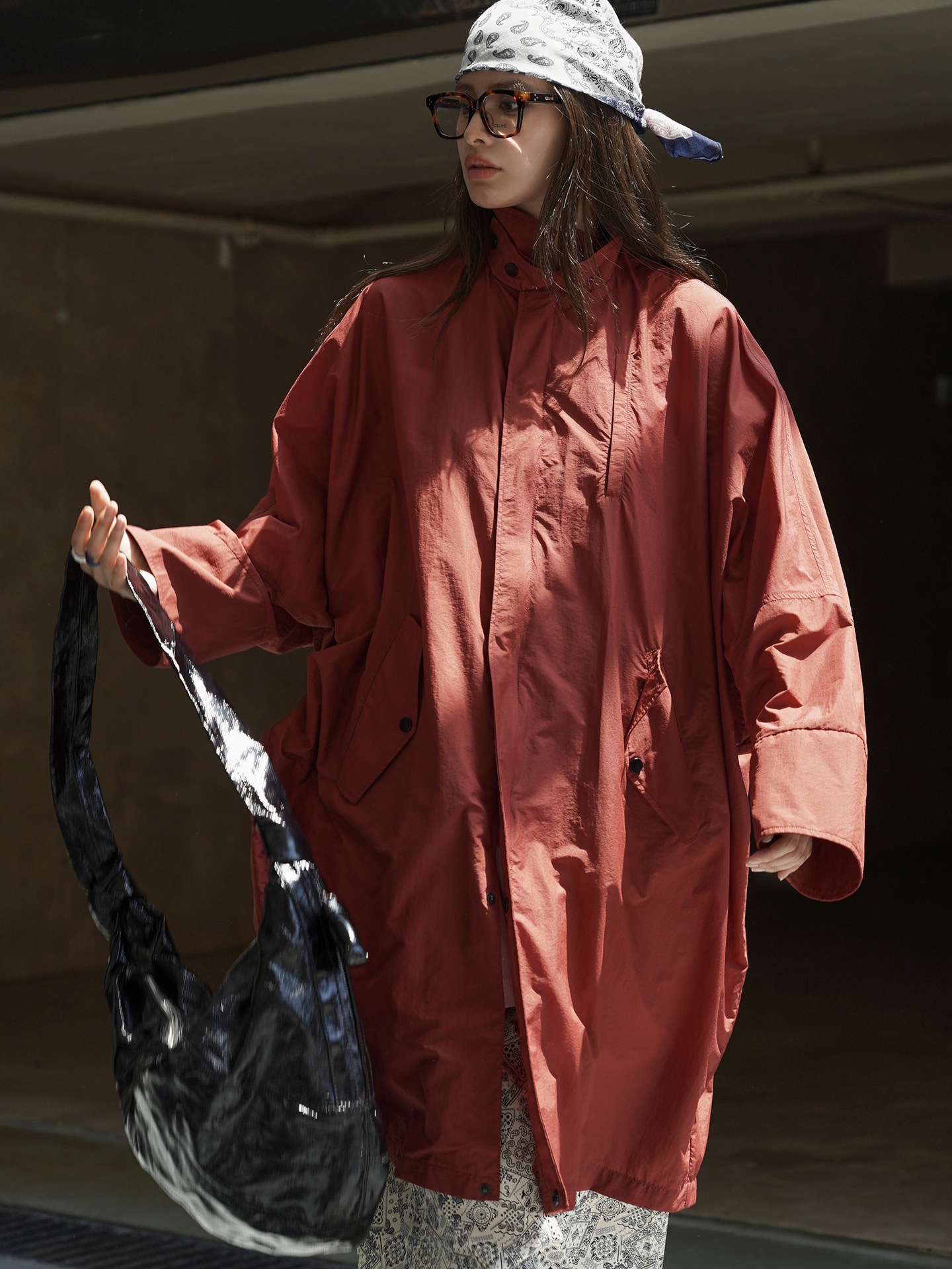 Women's Clothing Women's Louvre Early Autumn New Korean Style Workwear Functional Windbreaker Oversized Lightweight Mid-Length Coat For_voghion.com