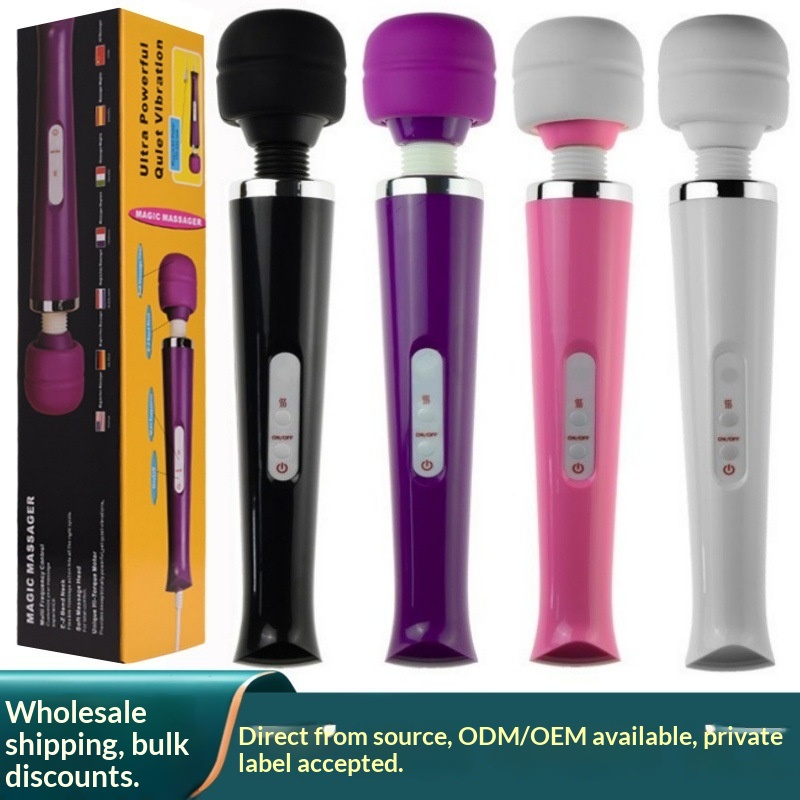 Eros Lab Cross-Border Charging US Big AV Vibrator Direct Insertion Version Female Masturbation Device 10 Frequency Massage Stick_voghion.com