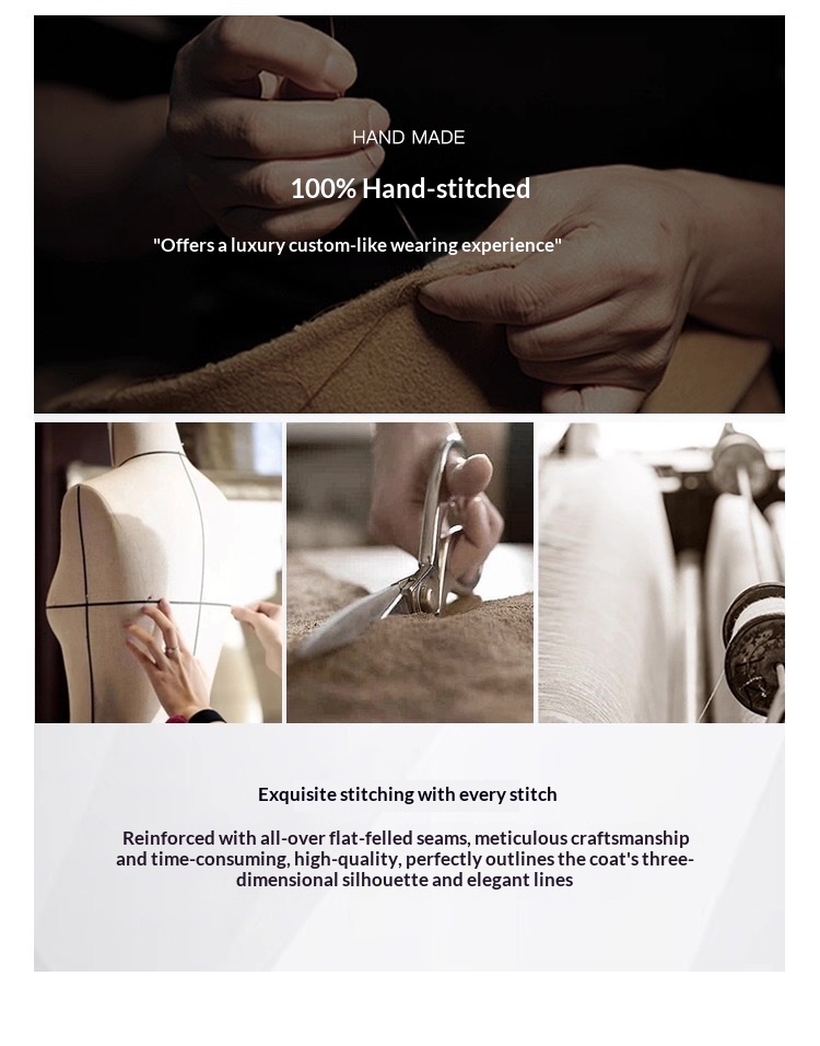 Women's Clothing Women's Clothing Yak Double-Sided Wool Petite Winter High-End Korean Style Cashmere Woolen Coat For Women_voghion.com