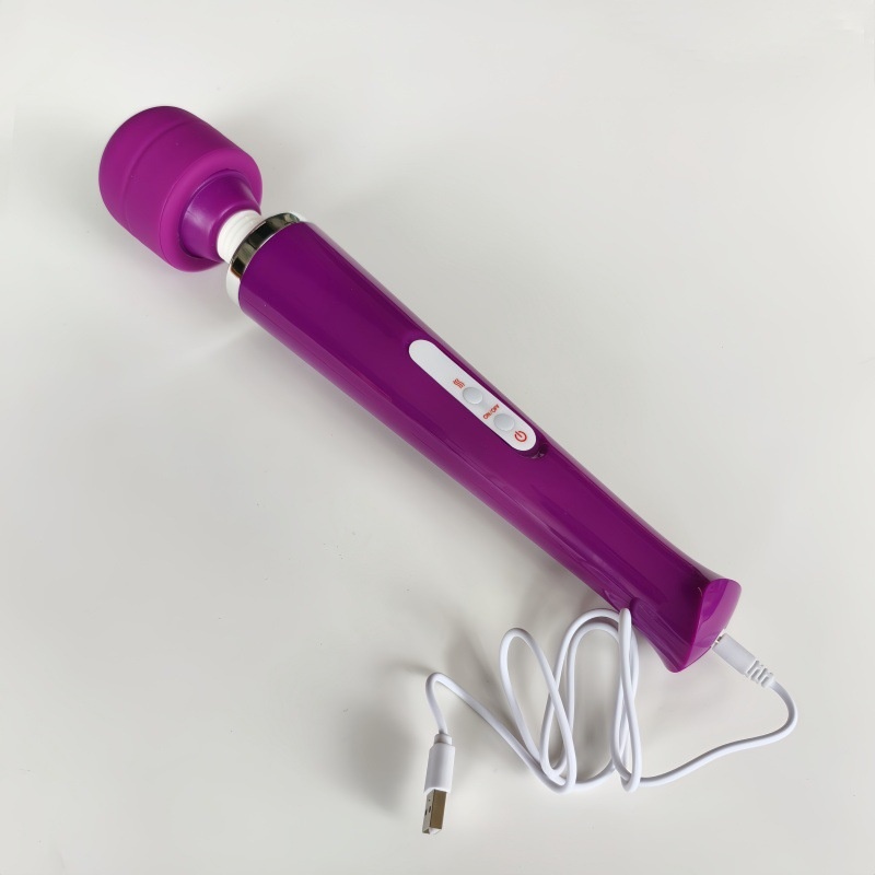 Eros Lab Cross-Border Charging US Big AV Vibrator Direct Insertion Version Female Masturbation Device 10 Frequency Massage Stick_voghion.com