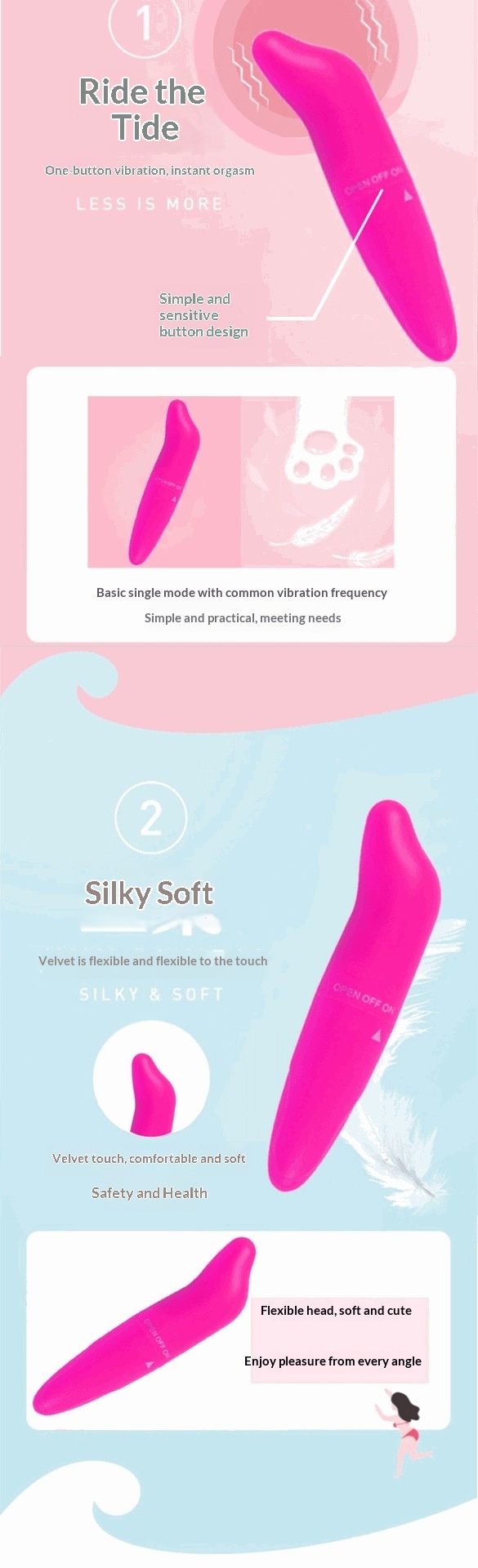 Eros Lab Little Dolphin Mini Vibrator Female Private Part Masturbator Couple Room Fun Sex Toys Wholesale Dropshipping_voghion.com