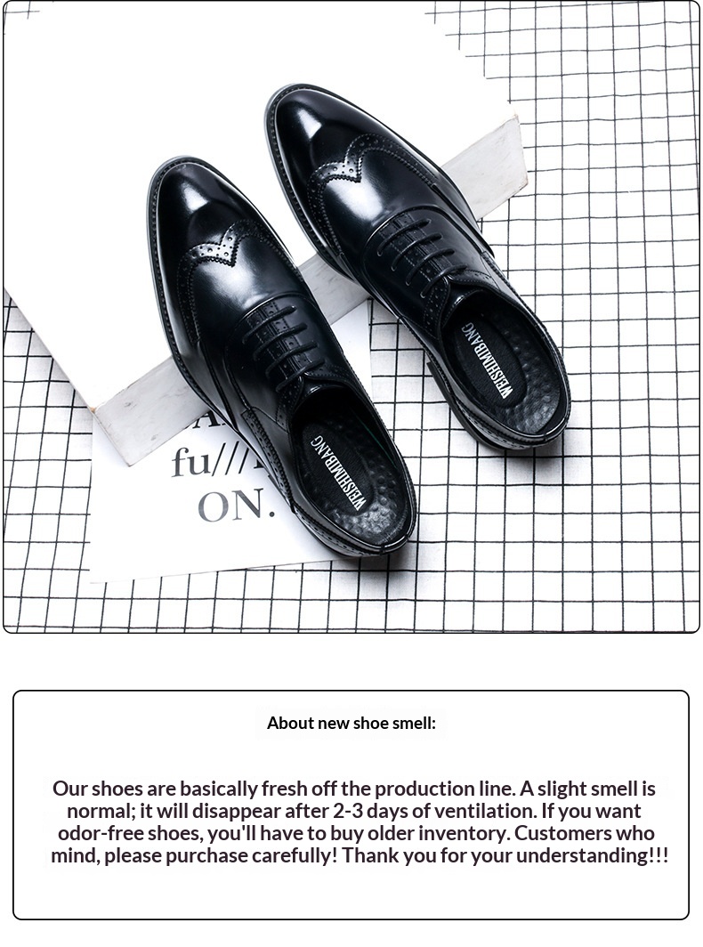 WalkPrime 2024 Novo modelo British Brogue Casual Moderno Respirável e Elegante em Couro com Bico Fino para Negócios Formais_voghion.com