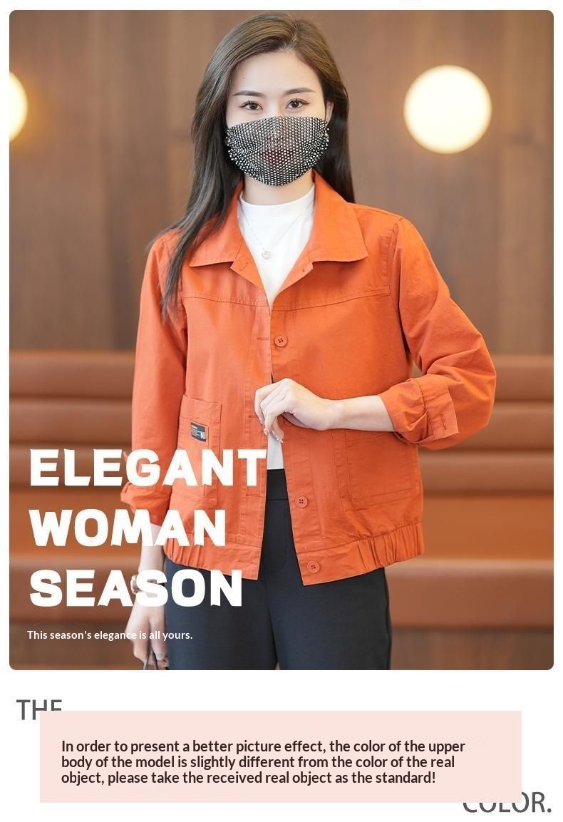 Frühjahr/Herbst 2025: Neue, vielseitige Mode im Slim-Fit-Stil für kleine Frauen – ideal für den Arbeitsalltag. Damenjacke, kurzer Mantel._voghion.com