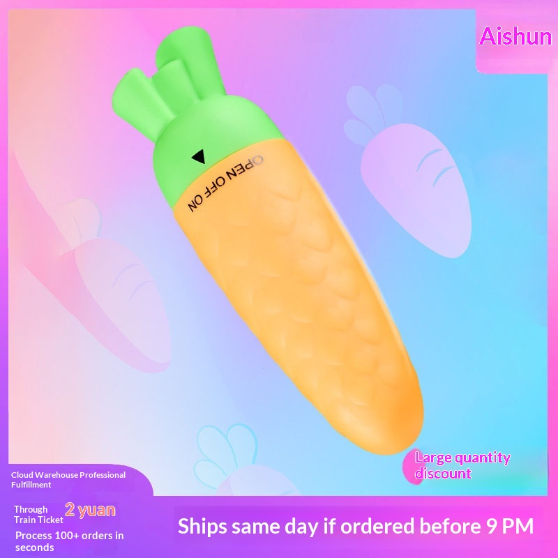 Eros Lab Jinle Radish Wireless Vibrator Silent Student Dormitory Masturbator Sexy Female Toy Adult Products_voghion.com