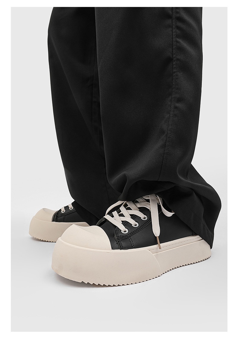 Voyage Big Head Derby Herren-Sneaker, atmungsaktiv, mit dicker Sohle und optischer Erhöhung, vielseitig und ideal für den Herbst, Nischendesign_voghion.com