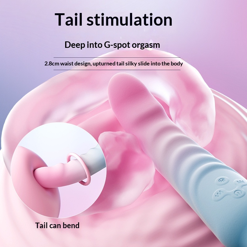 Eros Lab Yiluo Nanjizuo Vibratore riscaldante a doppia testa per donne Masturbatore Giocattolo sessuale per adulti_voghion.com