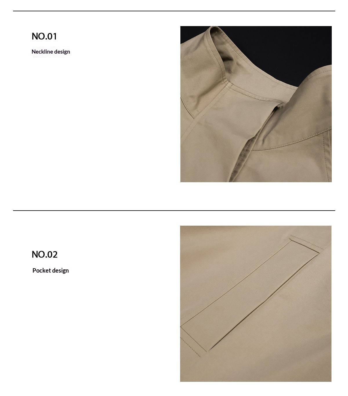 Damenbekleidung: Trenchcoat im Vintage-Stil mit Stehkragen, gestreiften Ärmeln, lockerer Passform, figurformend, hochwertig, lange Jacke_voghion.com