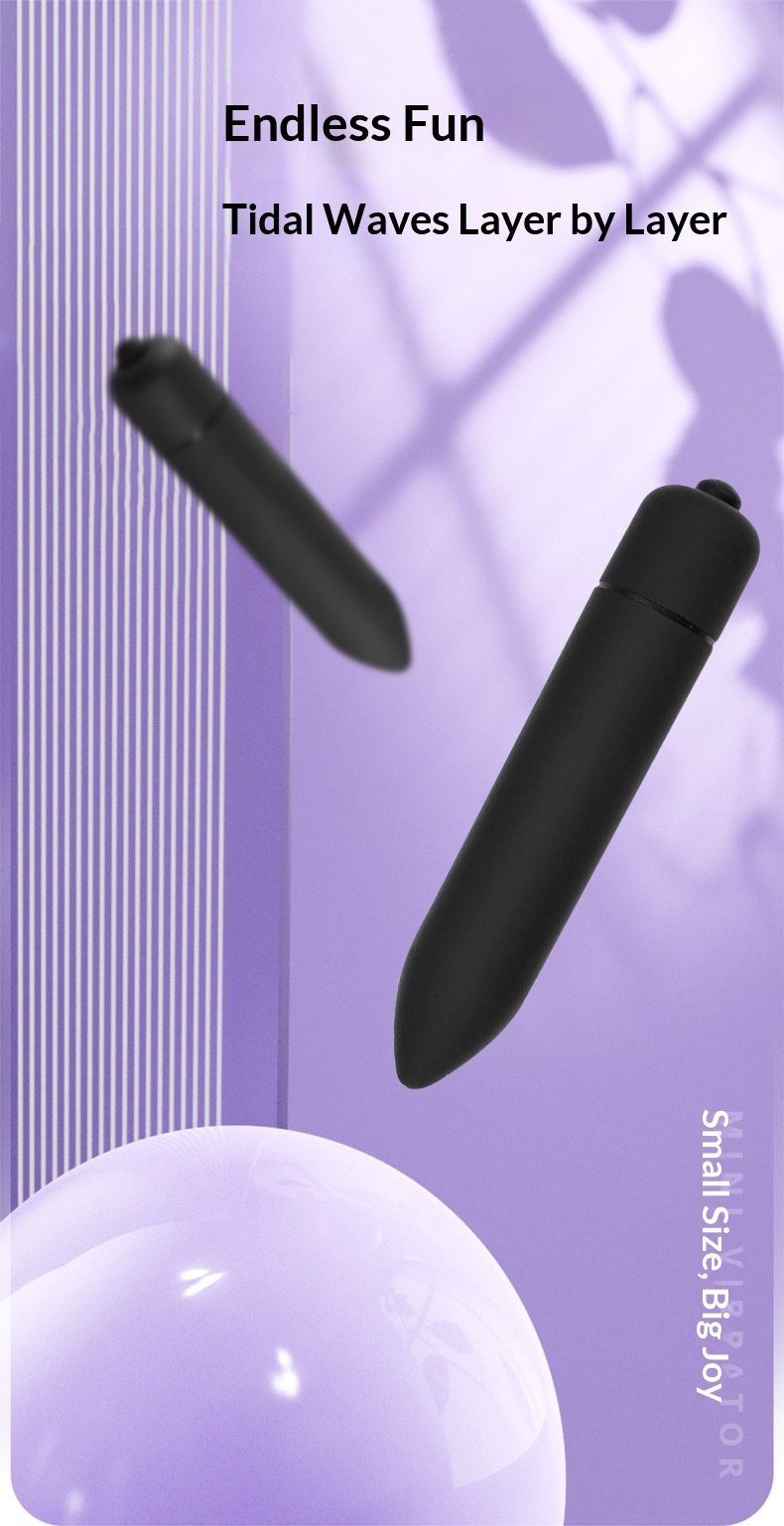 Eros Lab Mini Zehn-Frequenz-Vibrator, spitz, matt, lang, kugelförmig, für Frauen, Masturbator, Sexspielzeug für Erwachsene_voghion.com