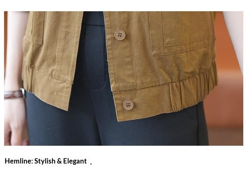 Frühjahr/Herbst 2025: Neue, vielseitige Mode im Slim-Fit-Stil für kleine Frauen – ideal für den Arbeitsalltag. Damenjacke, kurzer Mantel._voghion.com