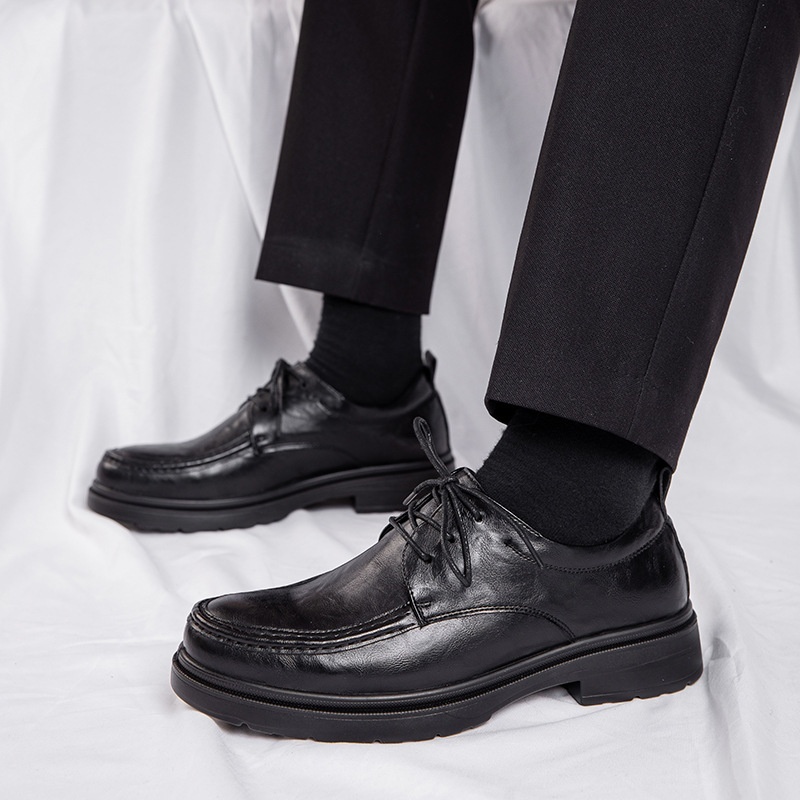 Voyage Herrenschuhe aus echtem Leder mit Absatzverstärkung, britischer Business-Derby-Stil, lässig, für Bräutigam und Hochzeit, weiche Sohle, extra große Größe 45_voghion.com