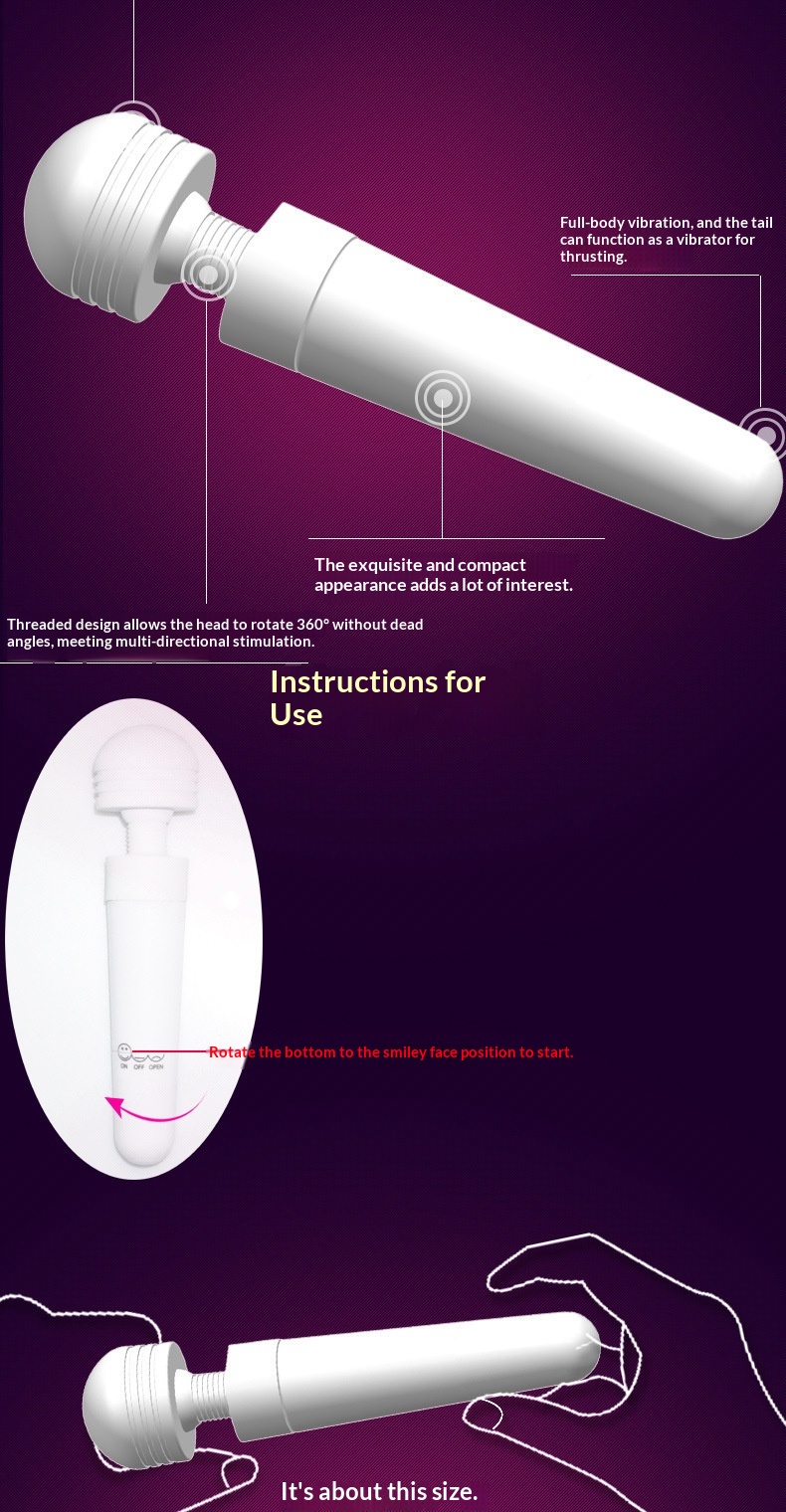 Eros Lab Magic Sa Palm Center Vibrator Mini AV Female Massager Masturbator Discreet Portable Silicone Sex Toy_voghion.com