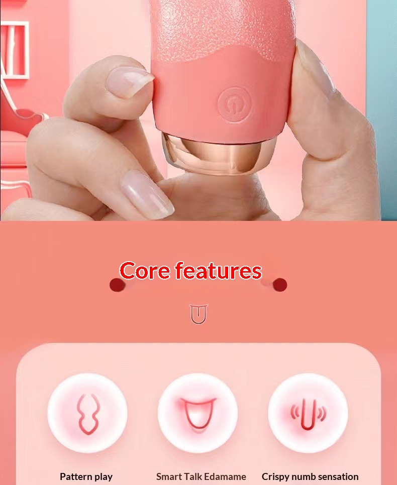 Eros Lab Dispositif de léchage long féminin Masturbateur vibrant à langue avec simulation de vibrations AV Jouet sexuel silencieux_voghion.com