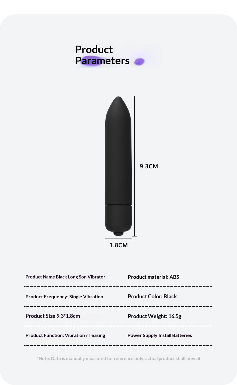 Eros Lab Mini Zehn-Frequenz-Vibrator, spitz, matt, lang, kugelförmig, für Frauen, Masturbator, Sexspielzeug für Erwachsene_voghion.com