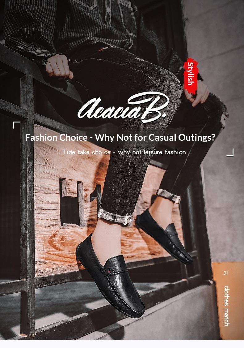 Voyage Voyage Mocasines informales británicos de estilo coreano sin cordones para conducir en verano, zapatos de hombre a la moda, transpirables y cómodos al por mayor_voghion.com