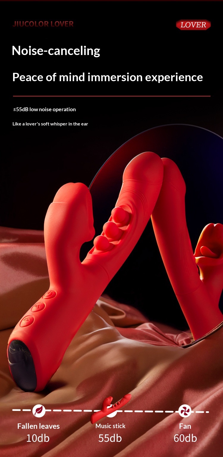 Eros Lab Musical Note Stick Tongue Licking Mouth Biting Vibrator Female Masturbator Strong Vibration Orgasm Handheld Sex Toy_voghion.com