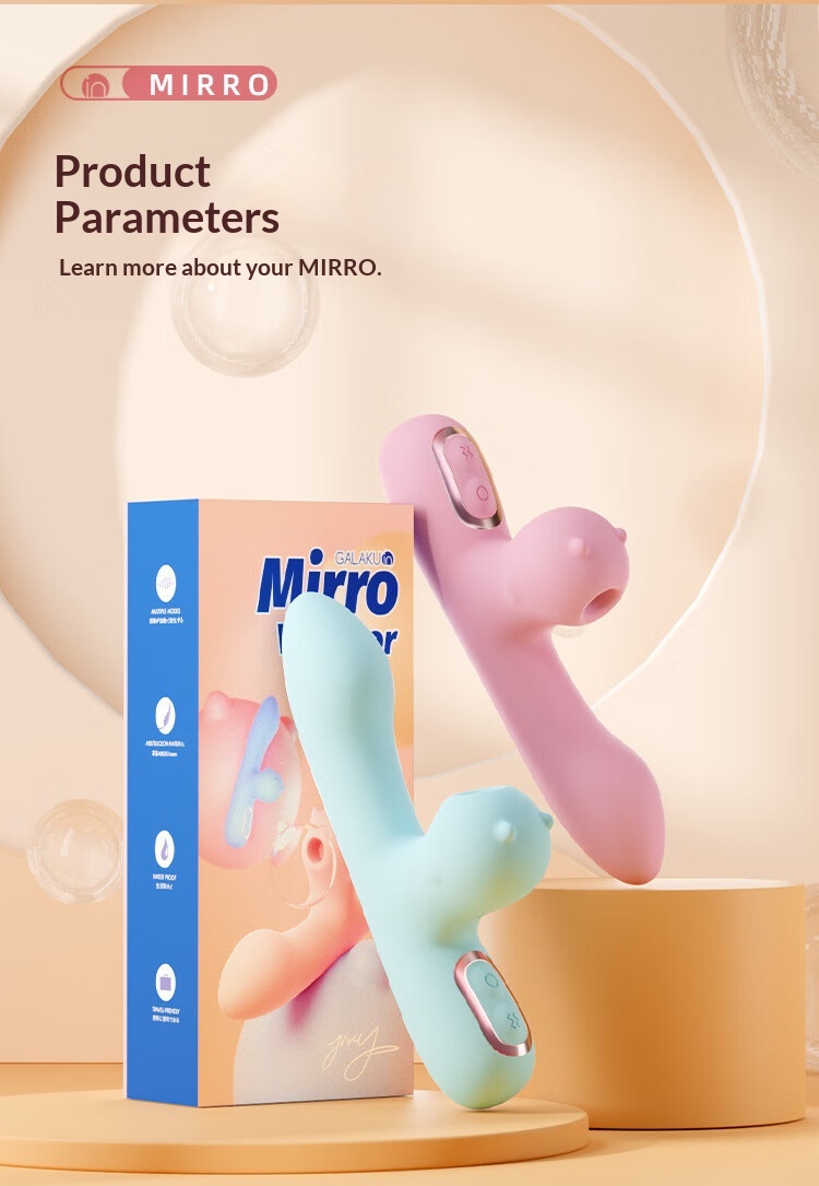 Eros Lab Galaku Mi Lu Insertable Sucking Mini Vibrator Female Massage Masturbator Wholesale_voghion.com