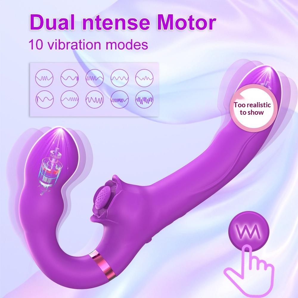 Eros Lab Neuer SAV190 Dual Shock Vibrationsstab für Frauen, 10 Vibrationsfrequenzen, Sexspielzeug, Großhandel_voghion.com