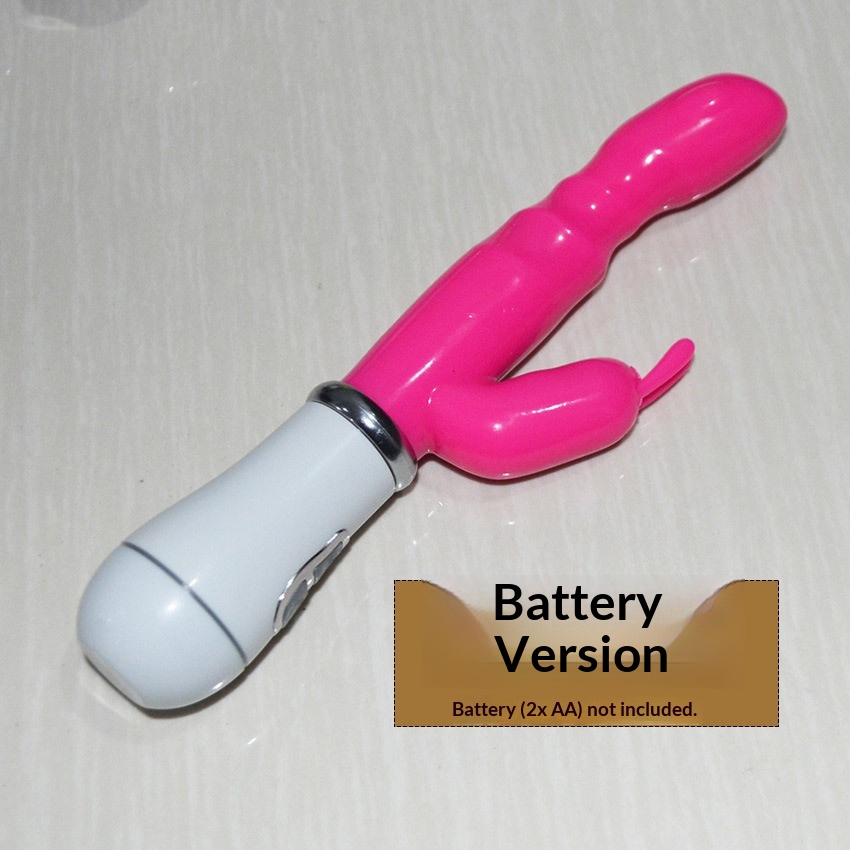 Eros Lab Rabbit Vibrator Rechargeable G-Spot Dual Vibration Thrusting Massager Female Masturbator Electric Sex Tool Supplies_voghion.com