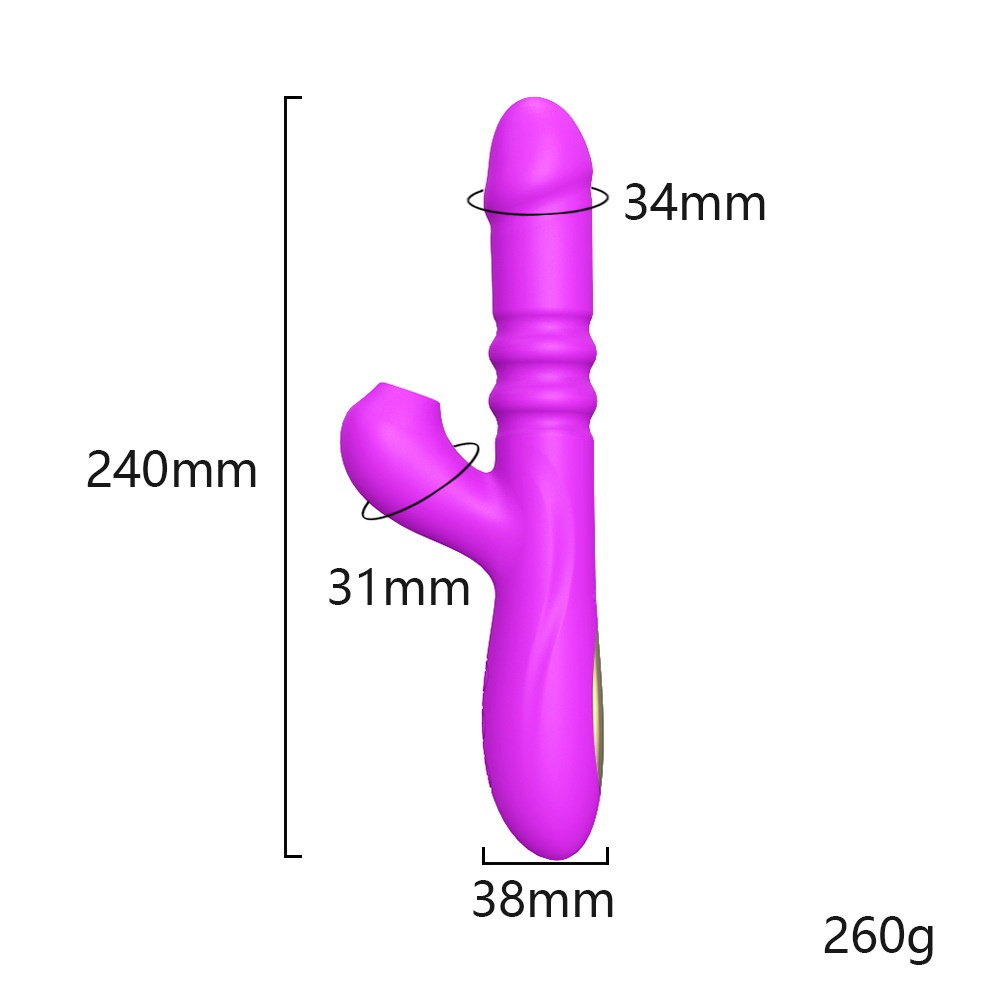 Eros Lab Telescopic Sucking Vibrator Female Erotic Masturbation Products Massage Wand Masturbator Source Factory_voghion.com