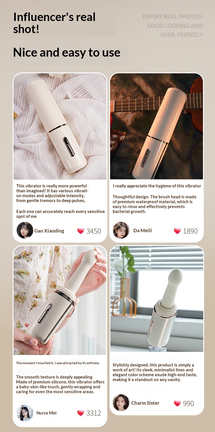 Eros Lab Mini Cannon Automatic Telescopic Thrusting Machine Multi-Functional Vibrator AV Stick Female Sex Masturbation Toy_voghion.com