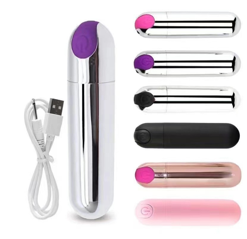 Eros Lab Rechargeable Bullet Vibrator Mini Masturbator For Women Waterproof Multi-frequency Vibrating Stick USB Charging Sex Toy_voghion.com
