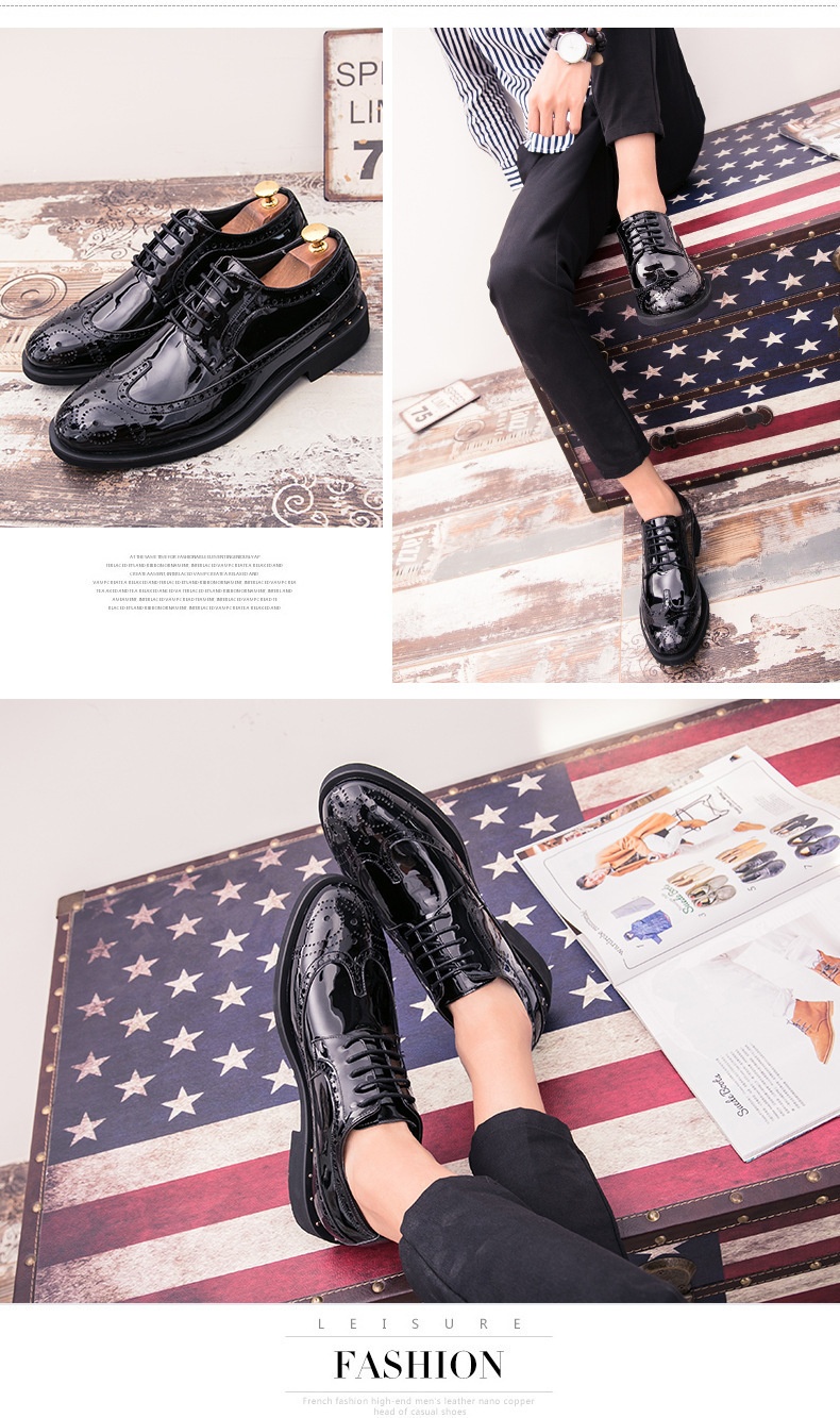 WalkPrime 2025 – Trendige spitze Brogues für Herren, grenzenlose Lederschuhe in großen Größen_voghion.com