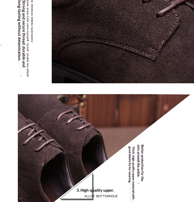 Scarpe casual retrò basse in pelle scamosciata stile britannico da uomo Voyage, di grandi dimensioni, traspiranti e resistenti all'usura_voghion.com