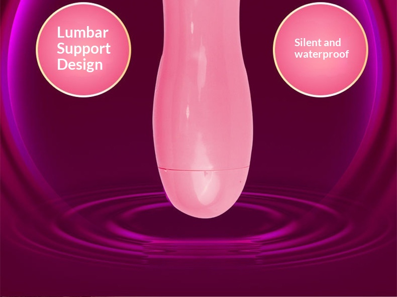 Eros Lab Huan Guo USB Rechargeable Dual Vibrator Female Masturbator Silent Vibrating Wand Adult Sex Toys_voghion.com